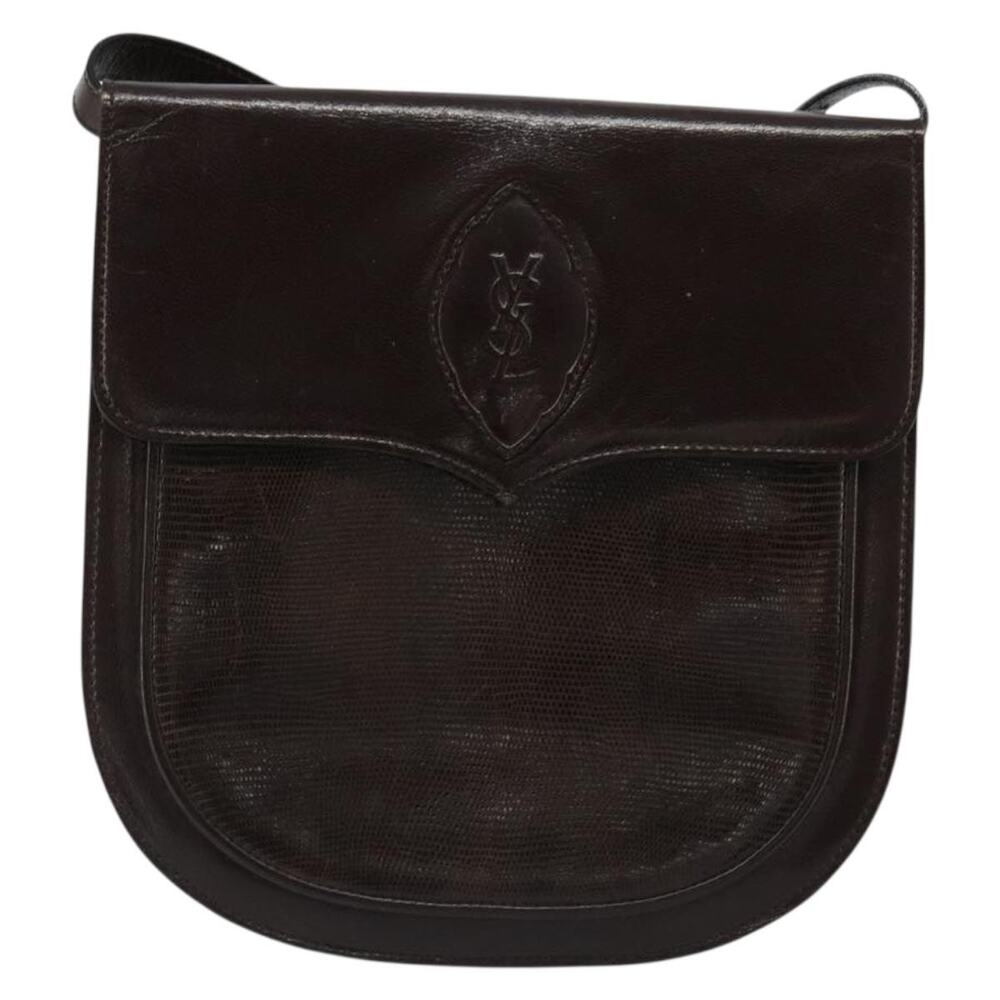 Saint Laurent Leather Opus Shoulder Bag Brown